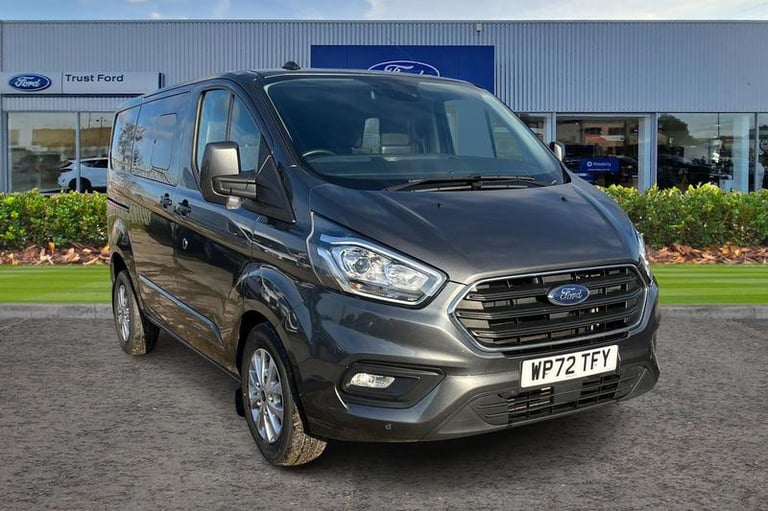 2022 Ford Transit Custom 320 Limited AUTO L1 SWB Double Cab In Van FWD 2.0 EcoBlue 170ps Low Roof...
