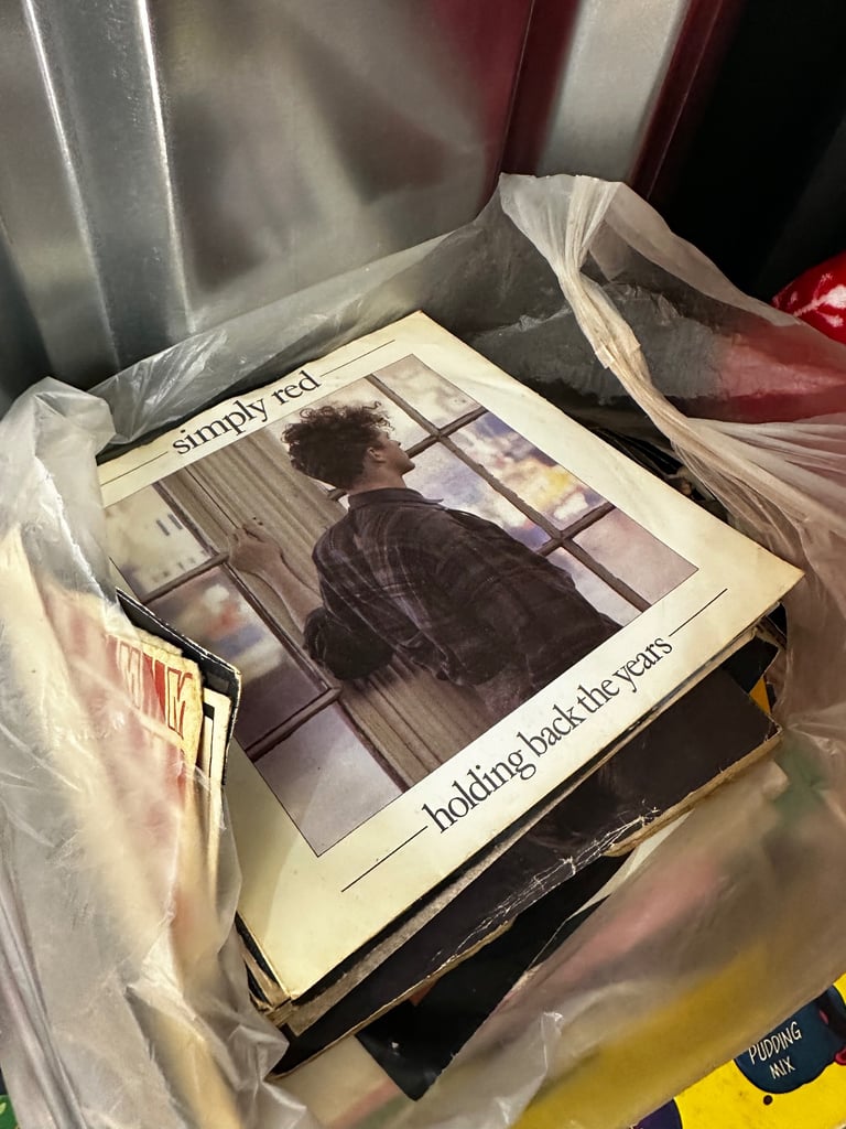 image for Multiple 45’s vinyl records 