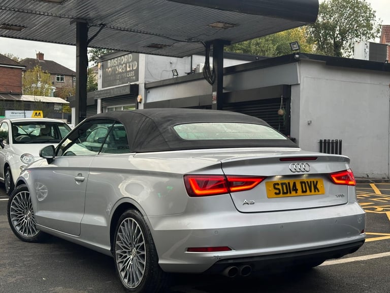 2014 Audi A3 Cabriolet 1.4 TFSI CoD Sport Euro 6 (s/s) 2dr CONVERTIBLE Petrol Manual
