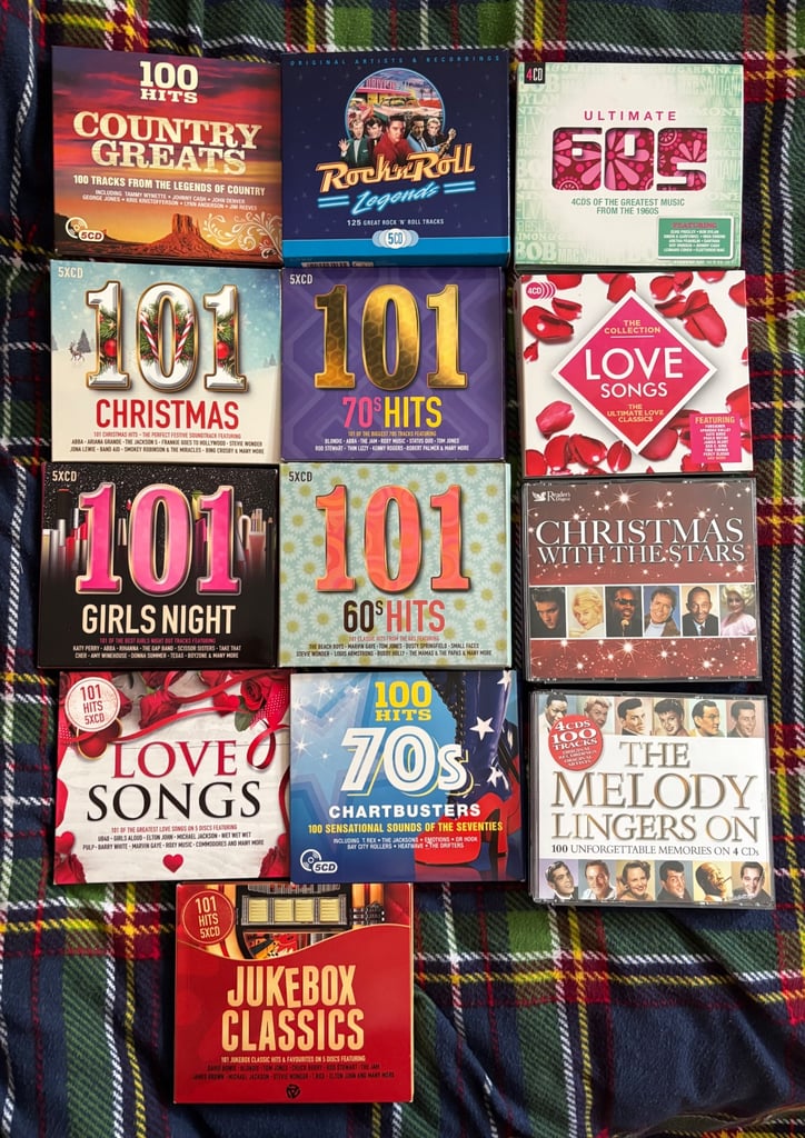 Cd Collection of goldie oldies over 350 