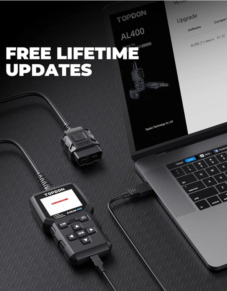 image for TOPDON OBD2 Code Reader AL400 – Car Diagnostic Tool