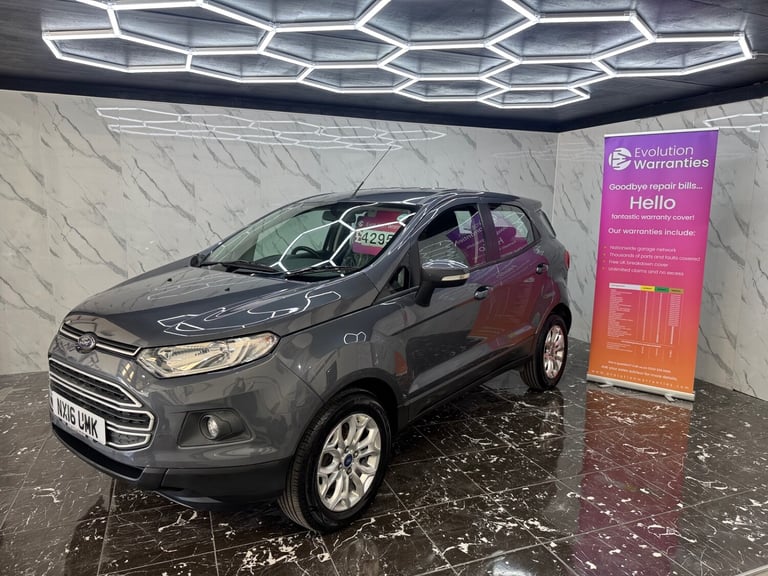 2016 Ford Ecosport 1.0T EcoBoost Zetec Turbo SUV 5dr Petrol Manual 2WD Euro 5 (s/s) (125 ps) HATC...