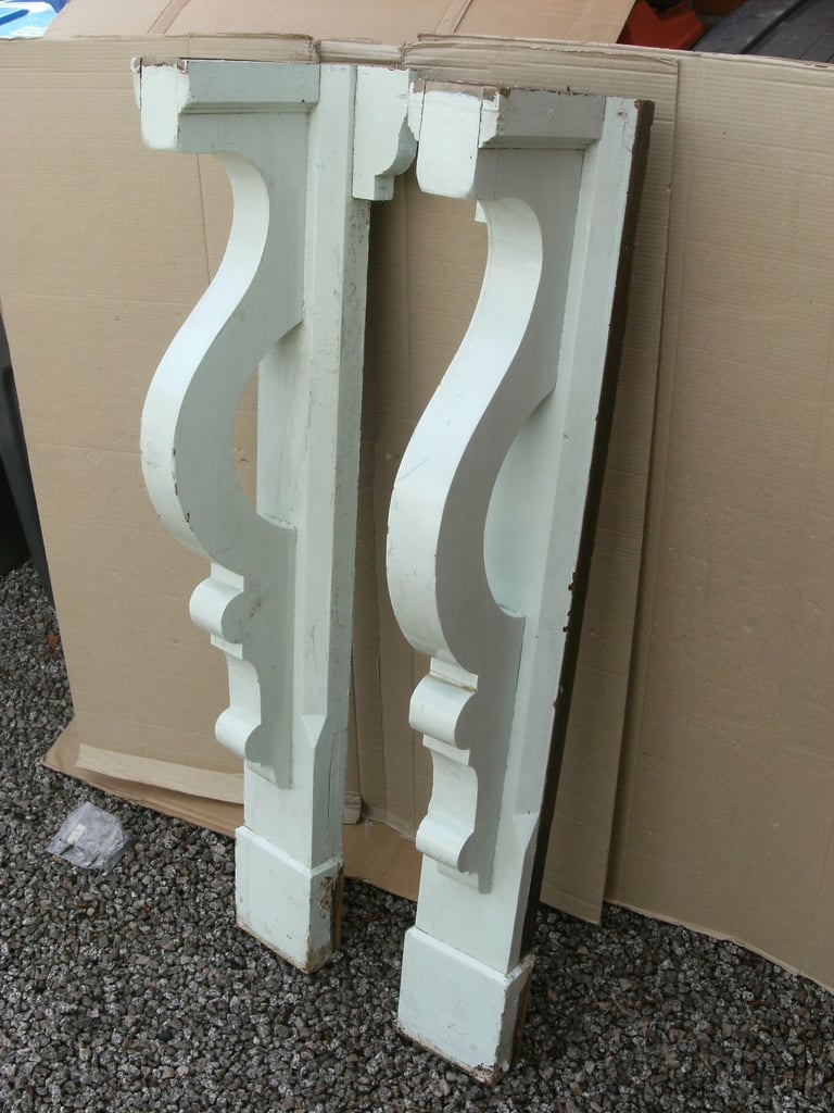 Antique fire mantle legs, please read description. £100