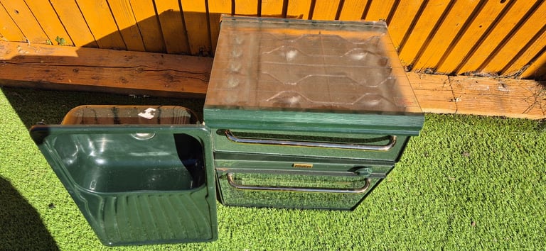 STOVES VANETTE GG2200 oven, VANETTE 4301-2 hob with grill and sink for camper caravan boat.