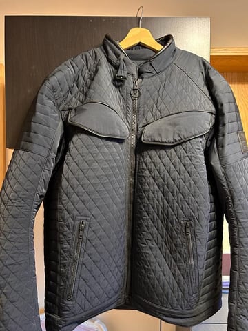 Triumph quilted barbour jacket top