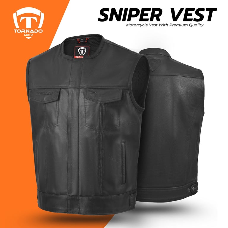 leather waistcoat 