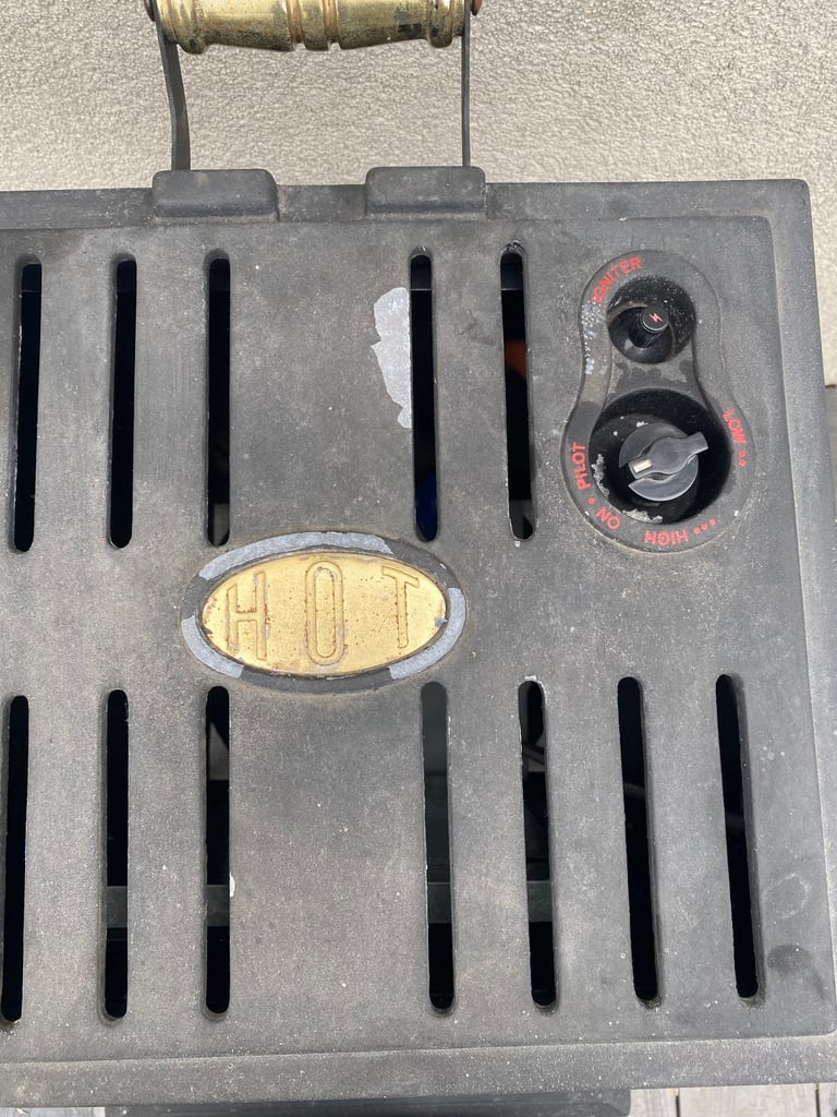 Cast iron very heavy calor gas  fire