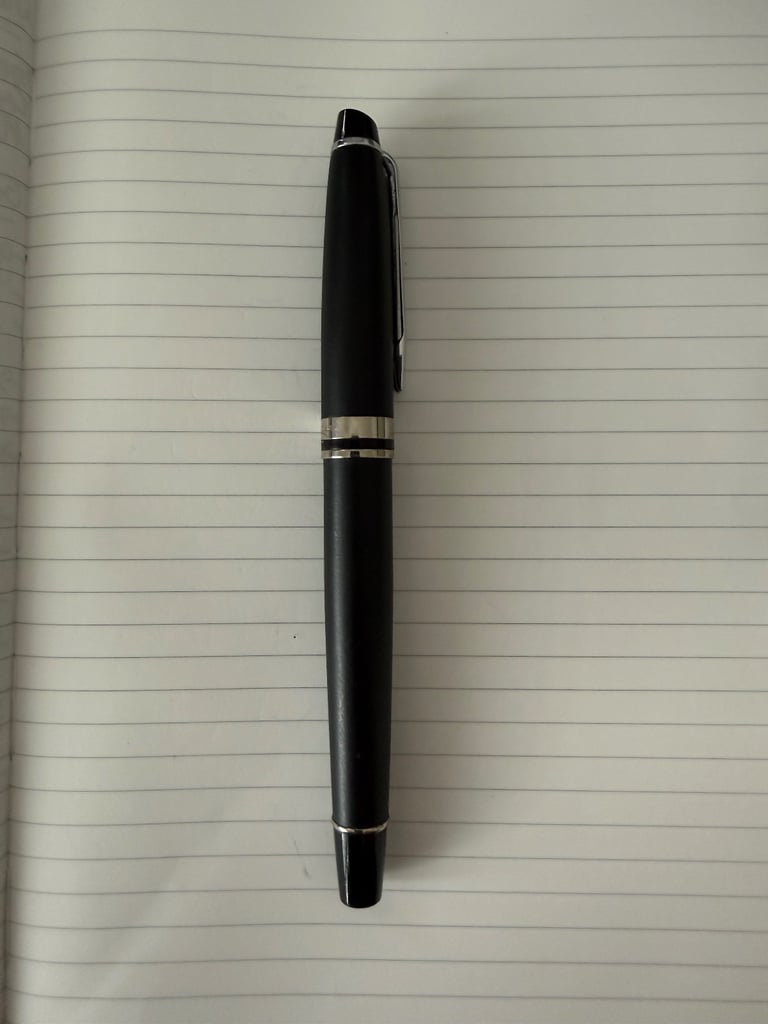 image for Waterman Fountain Pen (Black & Silver)