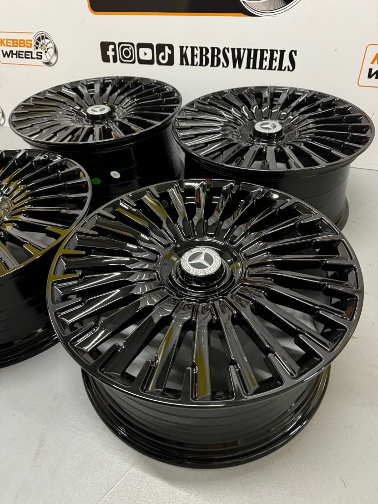 20" MERCEDES 2024/5 MAYBACH REPLACEMENT STYLE ALLOY WHEELS  C CLASS E CLASS S CLASS A CLASS