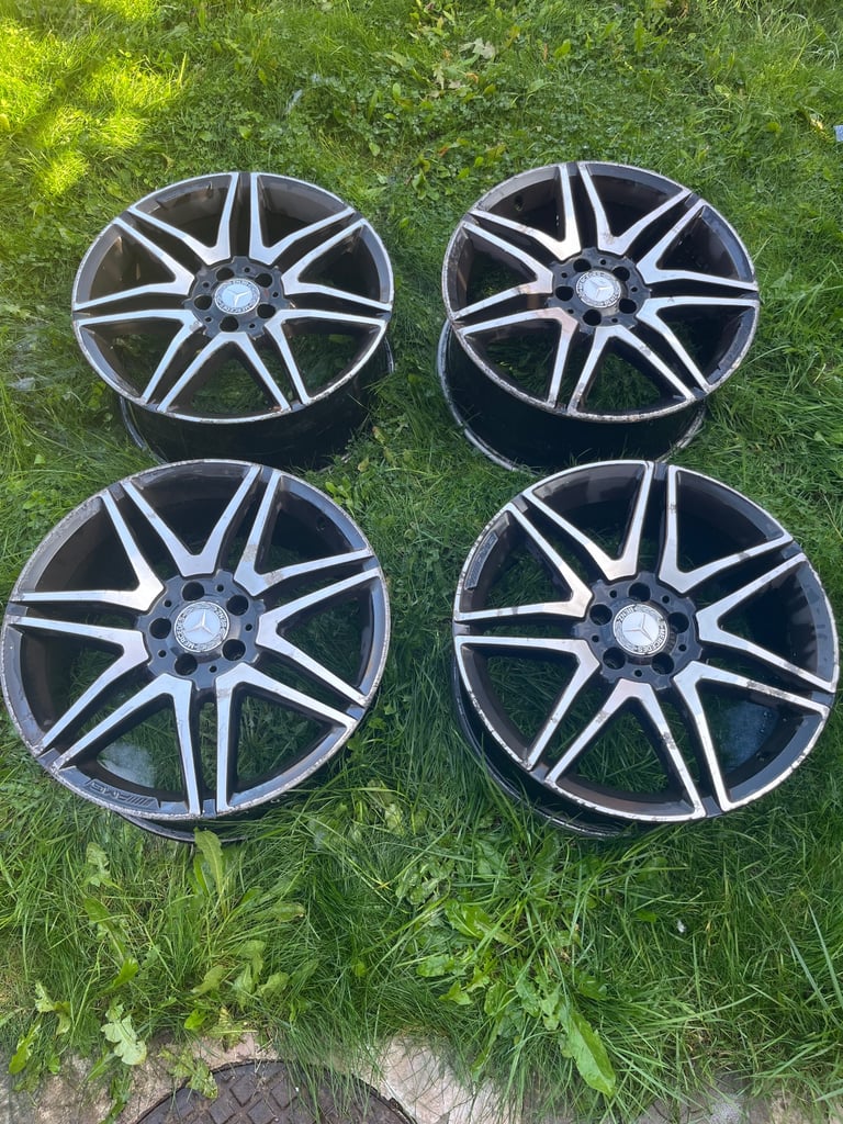 Genuine Mercedes all amg alloys sold as seen 