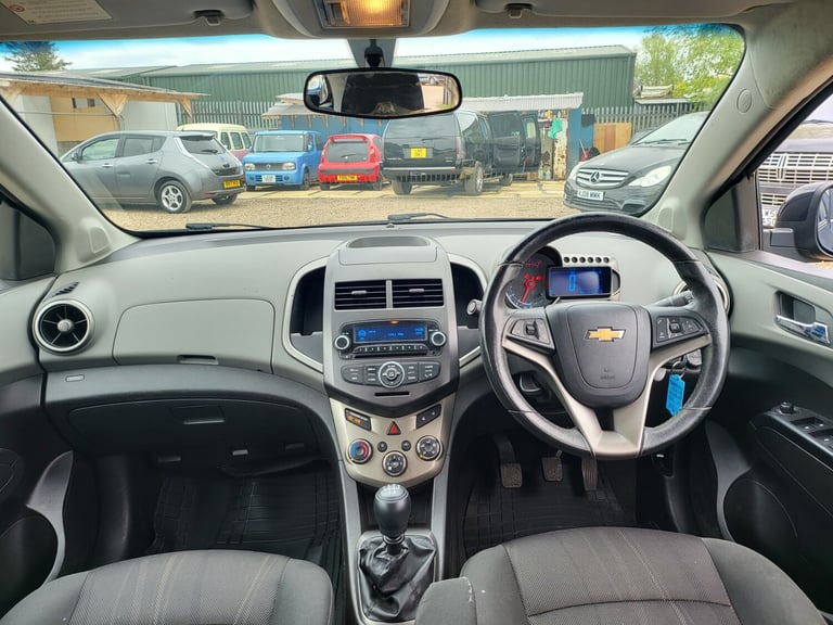 2013 CHEVROLET AVEO 1.4 LTZ ECO 5 DOOR 5 SPEED MANUAL BLACK ULEZ COMPLIANT