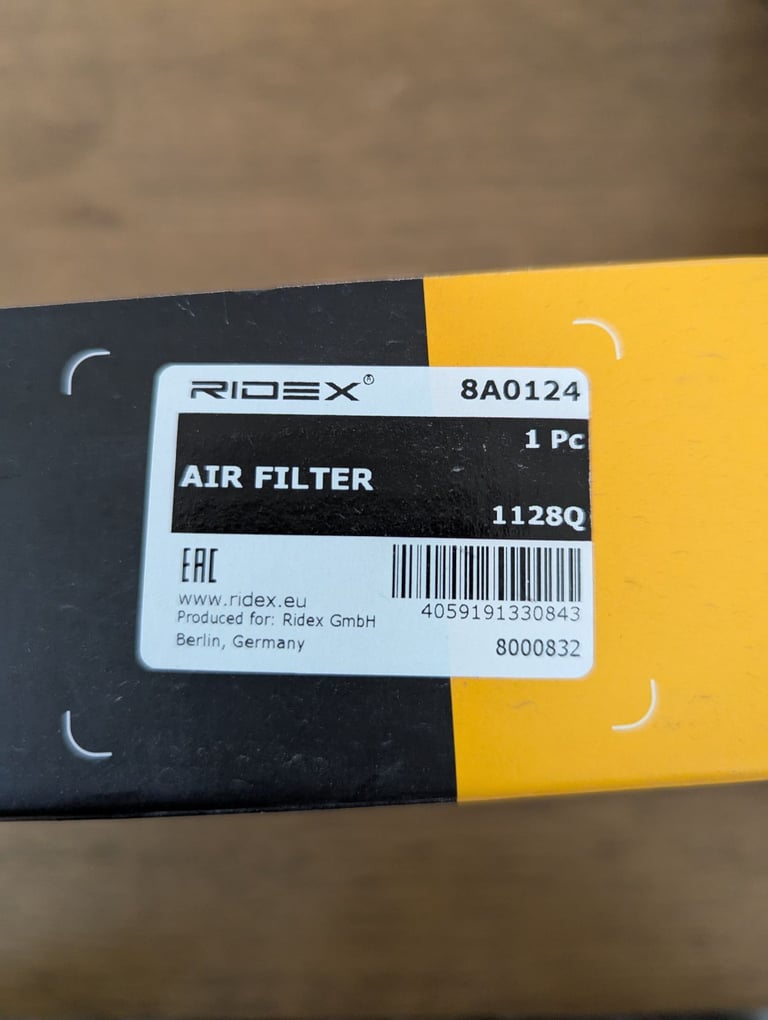 Ridex Air Filter