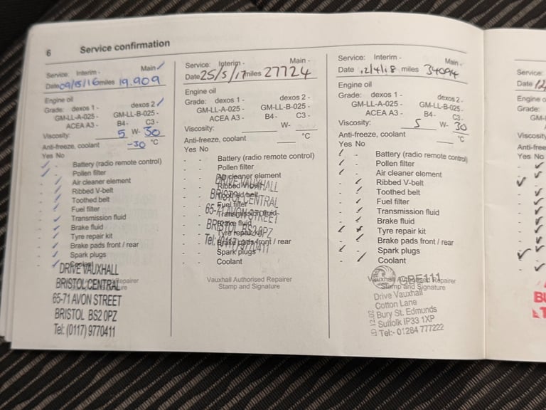 2014 VAUXHALL MOKKA - FULL SERVICE HISTORY 