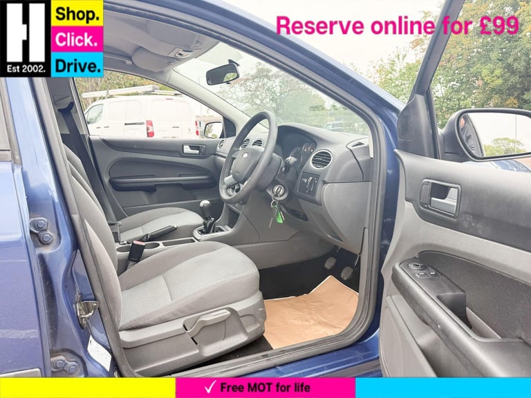 2007 Ford Focus 1.6 LX 5dr HATCHBACK PETROL Manual