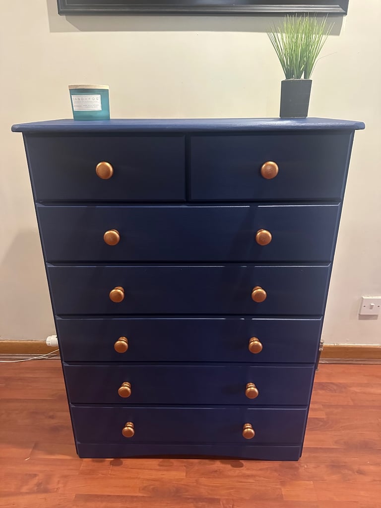 Blue & Copper Chest - Can Deliver