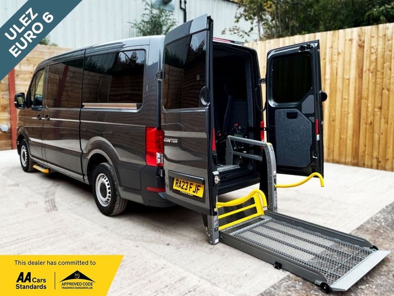 2023 Volkswagen Crafter MWB 4 Seat Auto Wheelchair Accessible Disabled Access Vehicle WAV MPV Die...