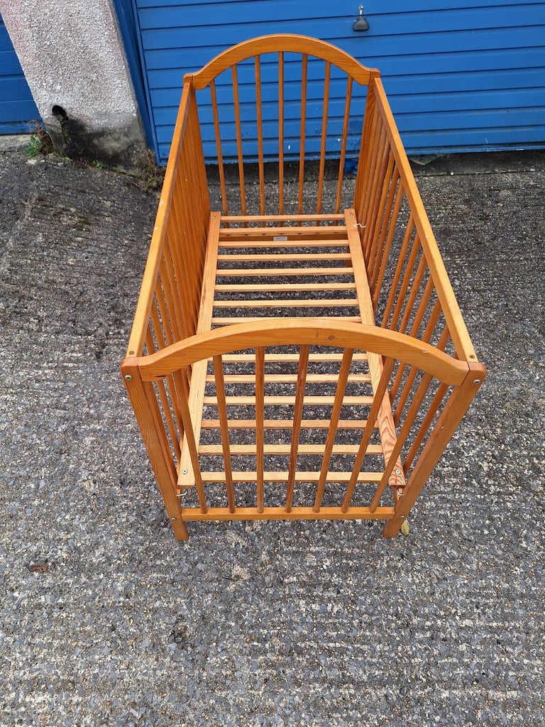 Wooden cot
