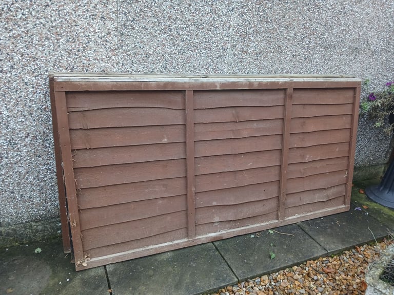 image for 3 x 3ft high fence panels for sale. 