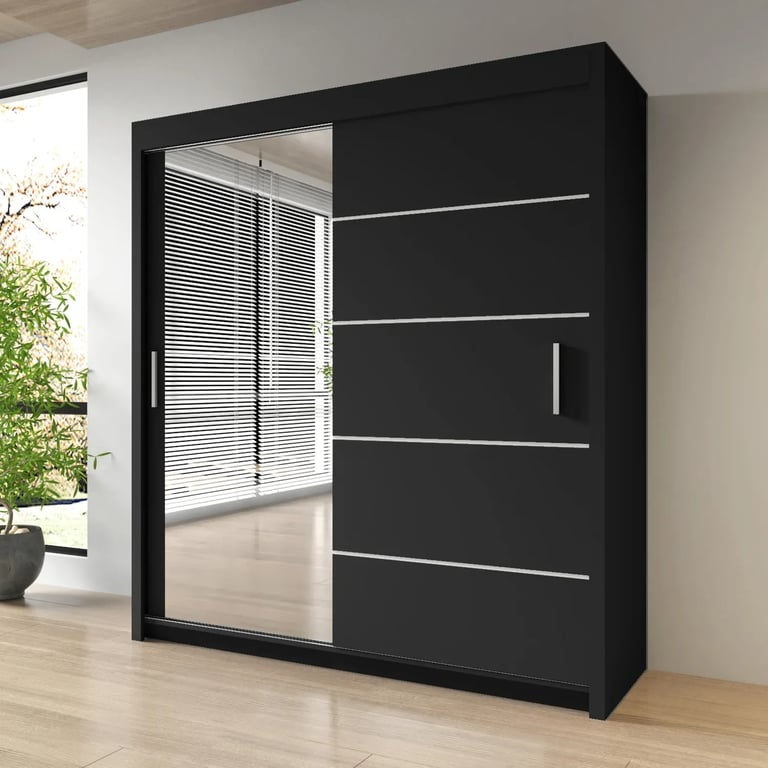 Sliding Mirror Wardrobe – New Stock – Limited Quantity Left