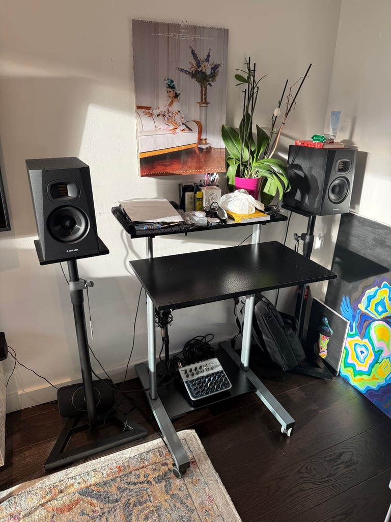 2 Adam Audio speakers for DJing/Computer Gaming/Other Uses