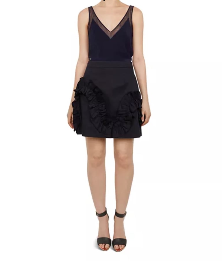 Ted baker Suzanah Ruffle Mini  Skirt 