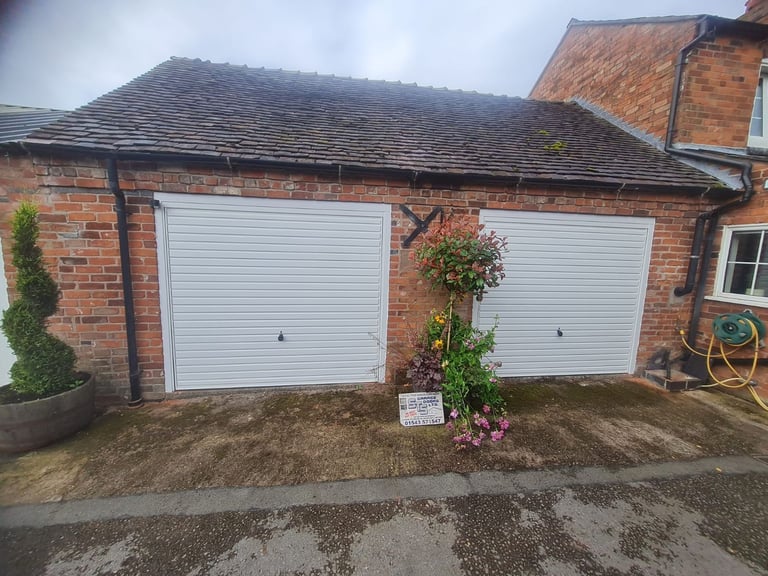 New White Hormann Up & Over Garage Door – Durable, Easy to Use & Fitted by Professionals