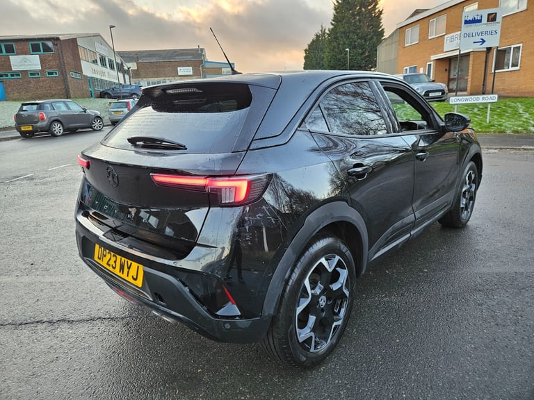 2023 23 Vauxhall Mokka 1.2 Turbo 136 Ultimate 5dr Black Damaged Salvage