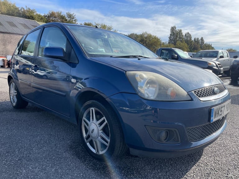 2007 FORD FIESTA 1.4 GHIA 5DR - CHEAP CAR - ECONOMICAL - SAT NAV