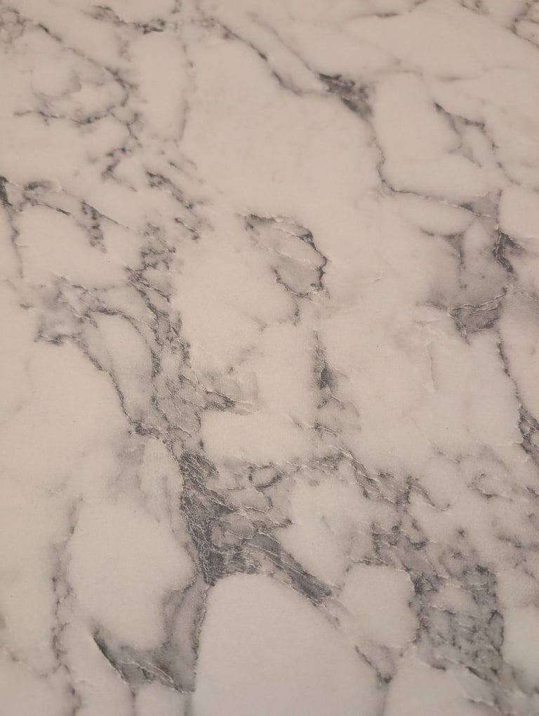 Marble effect laminate worktop