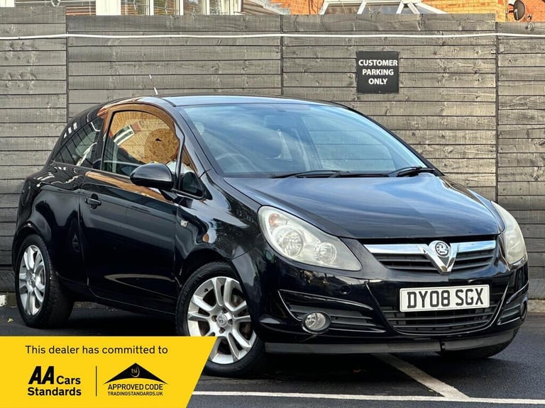 2008 Vauxhall Corsa 1.2i 16v SXi 3dr HATCHBACK Petrol Manual
