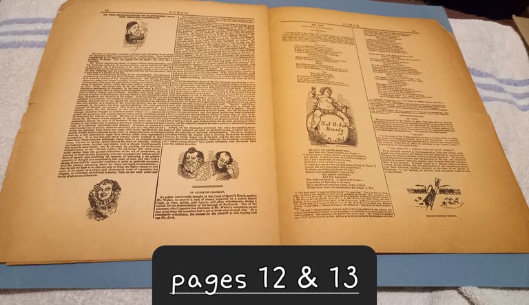 Antique First Edition PUNCH Magazine 