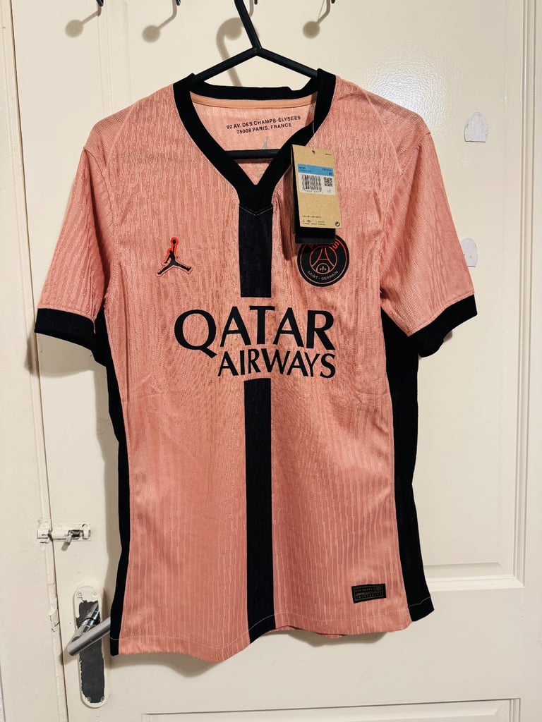image for PSG Jordan 2023/24 Third Kit Jersey – Size M – Worn Once, With Tags