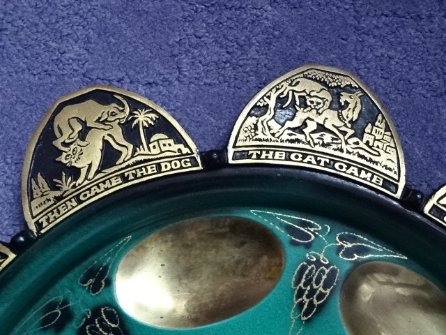 Traditional Seder plate for Passover