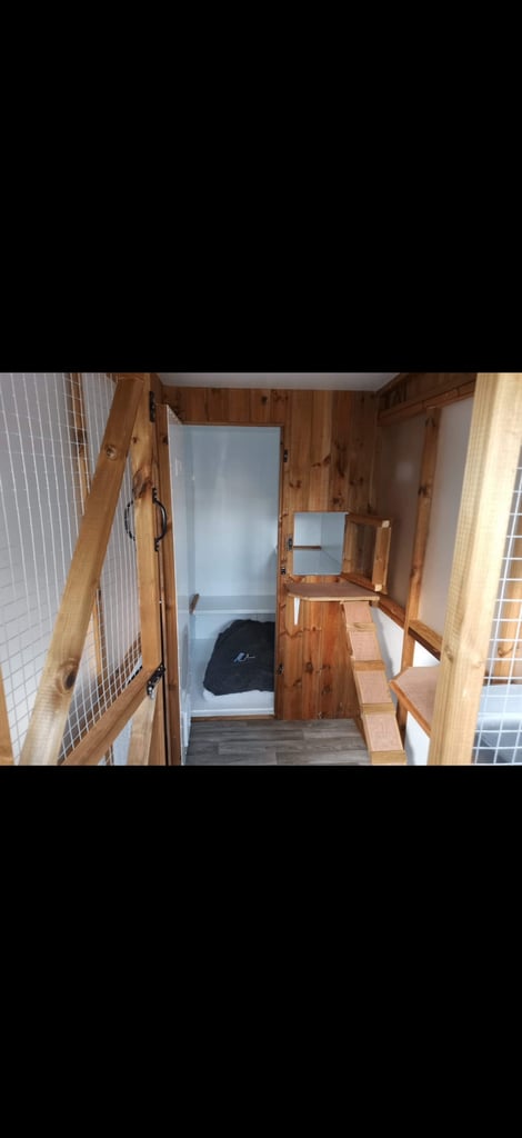 For sale Bespoke custom built cattery 