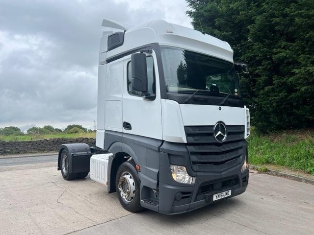2016 16 Mercedes Actros 1842 Euro 6 Big space 4x2 tractor unit slider a/c fridge