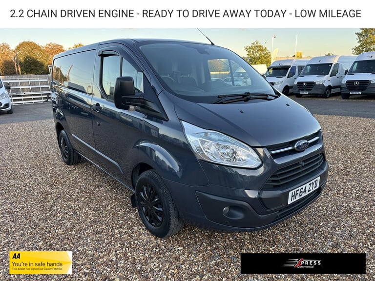 2014 Ford Transit Custom 2.2 TDCi 270 Trend Panel Van 5dr Diesel Manual L1 H1 (186 g/km, 123 bhp)...