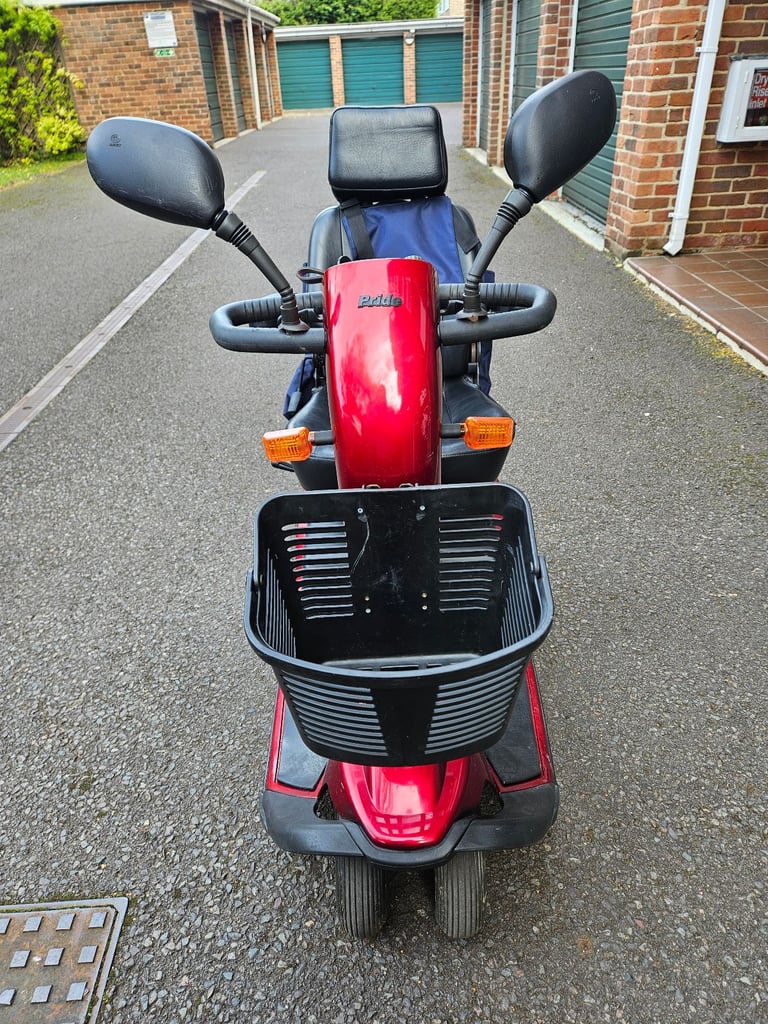 Mobility scooter red