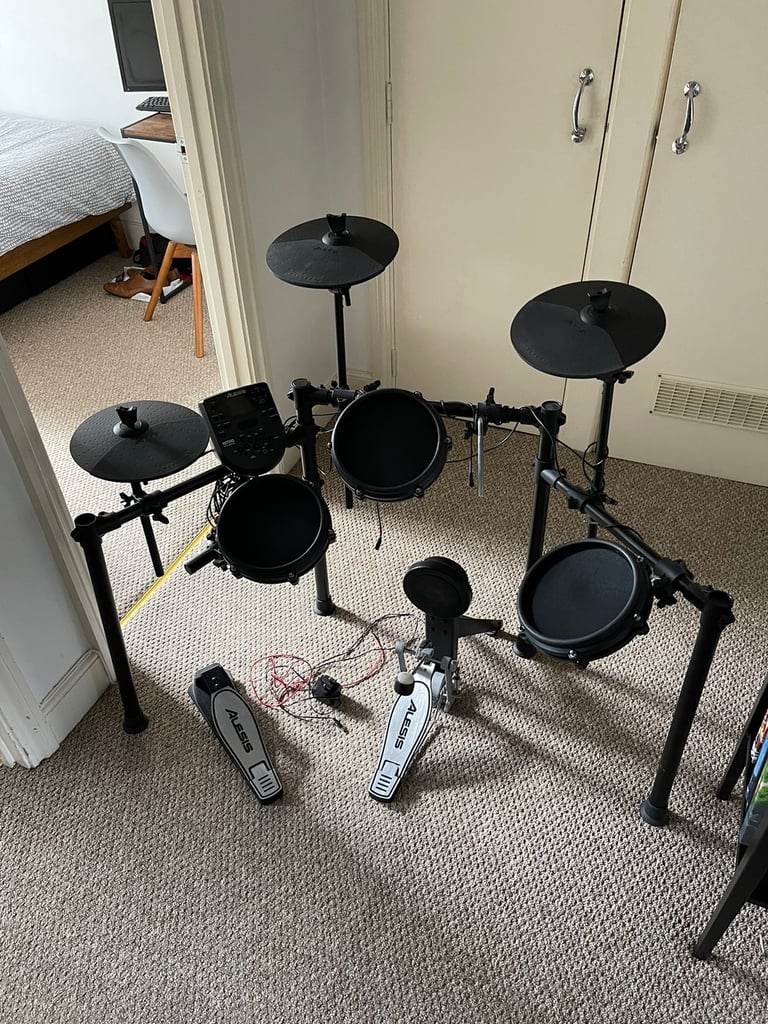 Alesis Nitro Mesh Electronic Drum Set (NITROMSEK1) for sale online