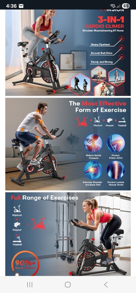 Riksion exercise bike 