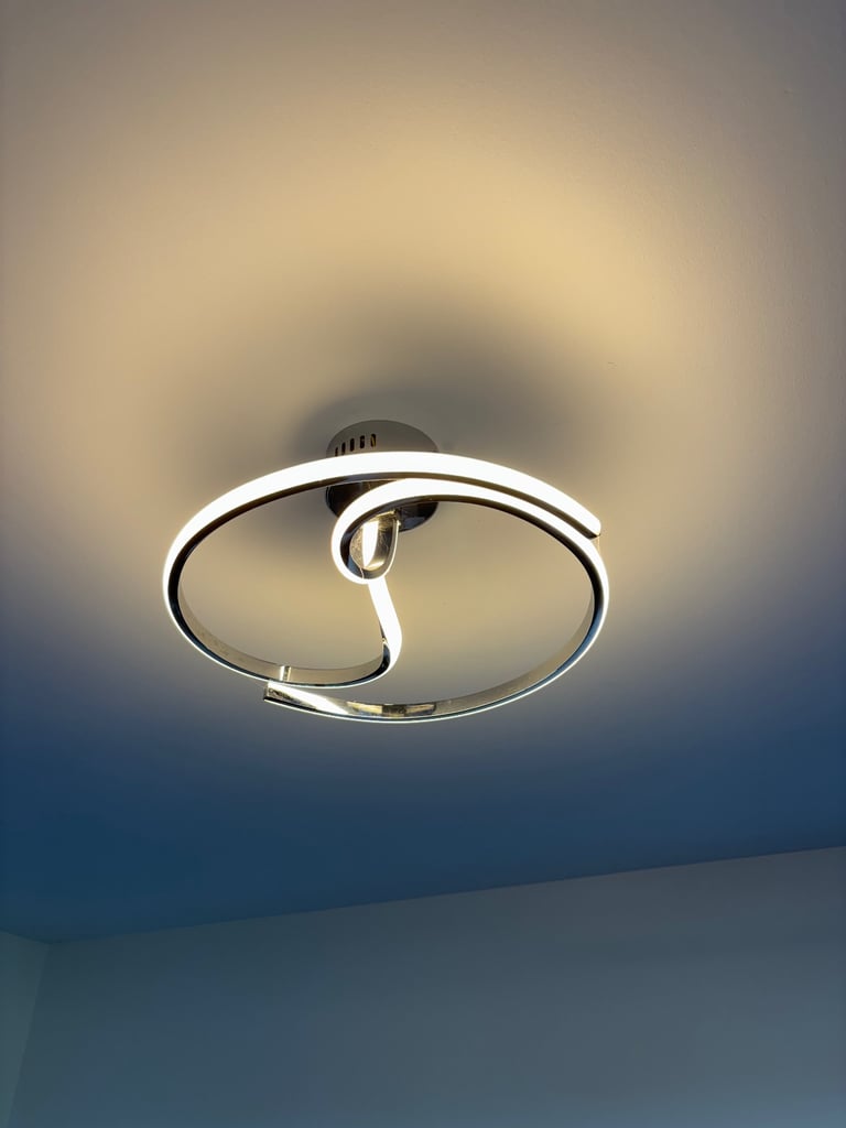 2x Next LED flush ceiling lights 