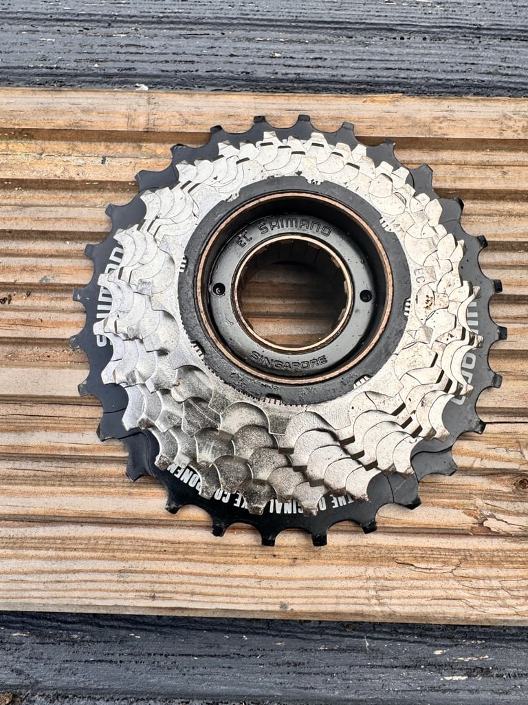 image for Shimano MF-HG37 screw on cassette retro vintage road bike 14-28 race 7 speed gears road bicycle bike