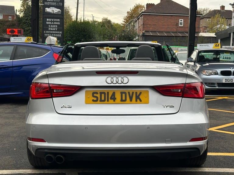 2014 Audi A3 Cabriolet 1.4 TFSI CoD Sport Euro 6 (s/s) 2dr CONVERTIBLE Petrol Manual