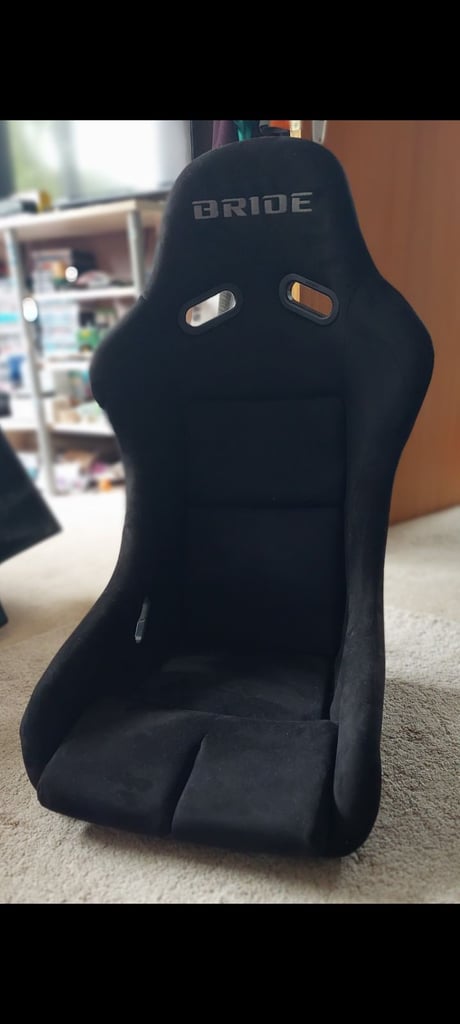 Bucket seat suede Bride logo new