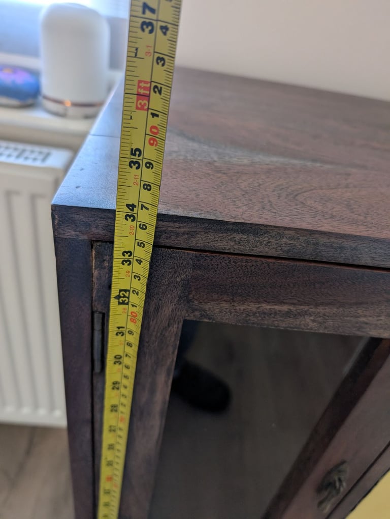 Solid wood sideboard cabinet 