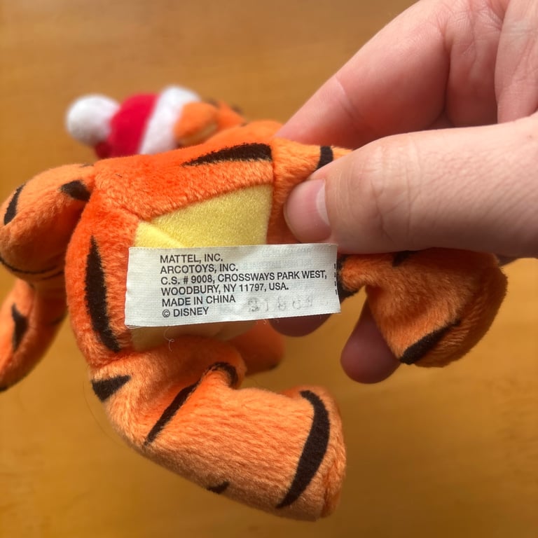 Disney Tigger Winnie The Pooh 1990 Plush Soft Toy