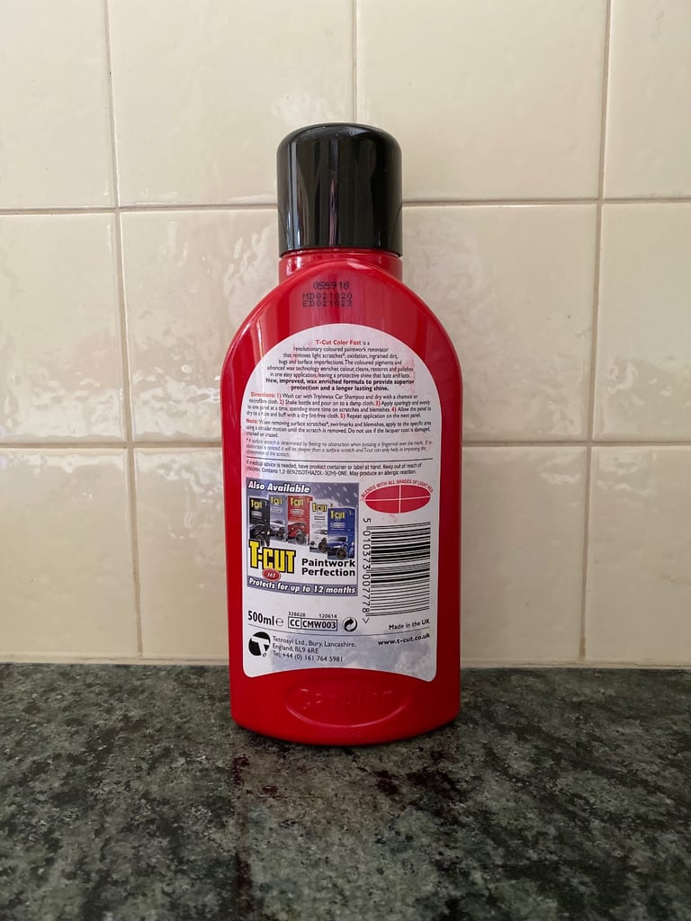 T-cut Color Fast paintwork renovator