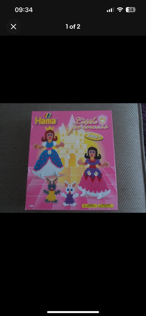 Hama beads. Princess set. Brand new in packaging.