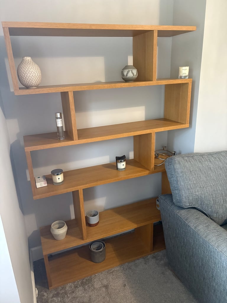 John Lewis Oak living room furniture set- tv unit, table and sideboard