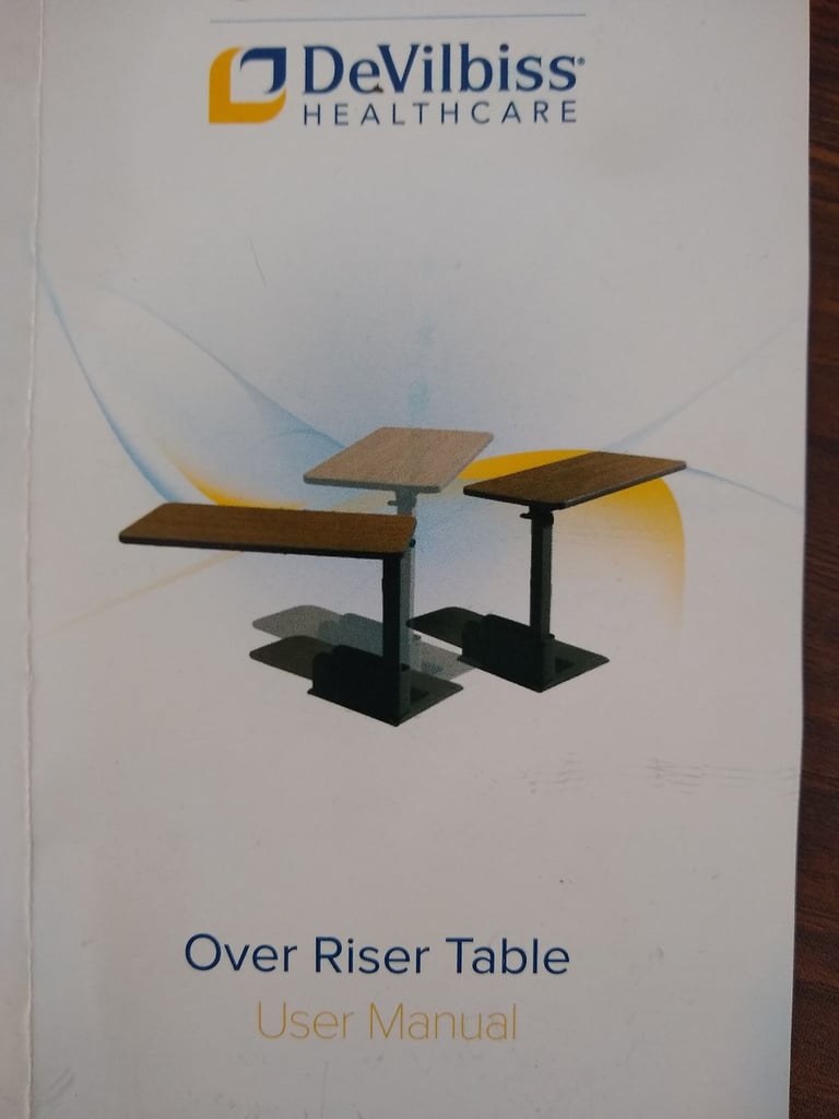 Over Chair & Recliner Riser Table, Left Hand Version, by Drive DeVilbiss