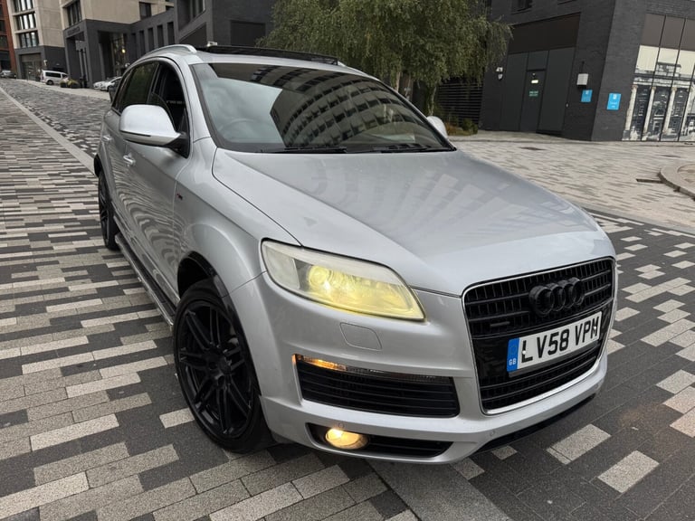 image for 2008 AUDI Q7 3.0 TDI QUATTRO S LINE  TIPTRONIC AUTO DIESEL  7 SEATER 5dr SILVER 
